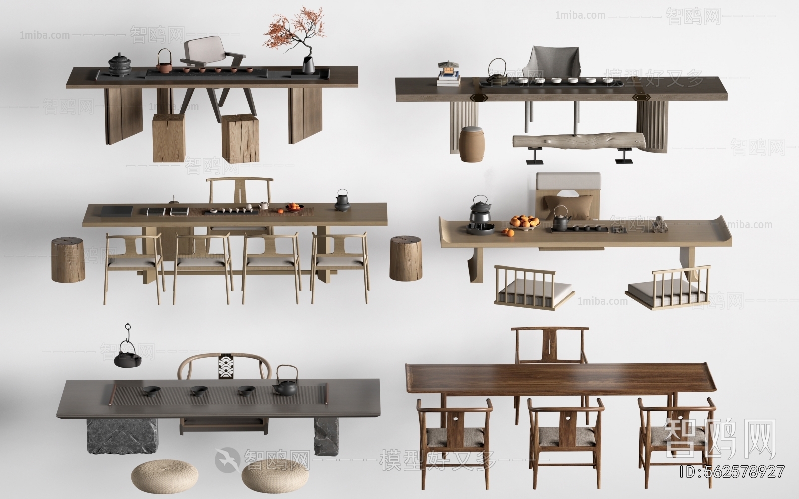 New Chinese Style Tea Tables And Chairs