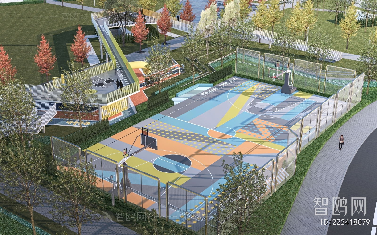 Modern Outdoor Sports Stadium