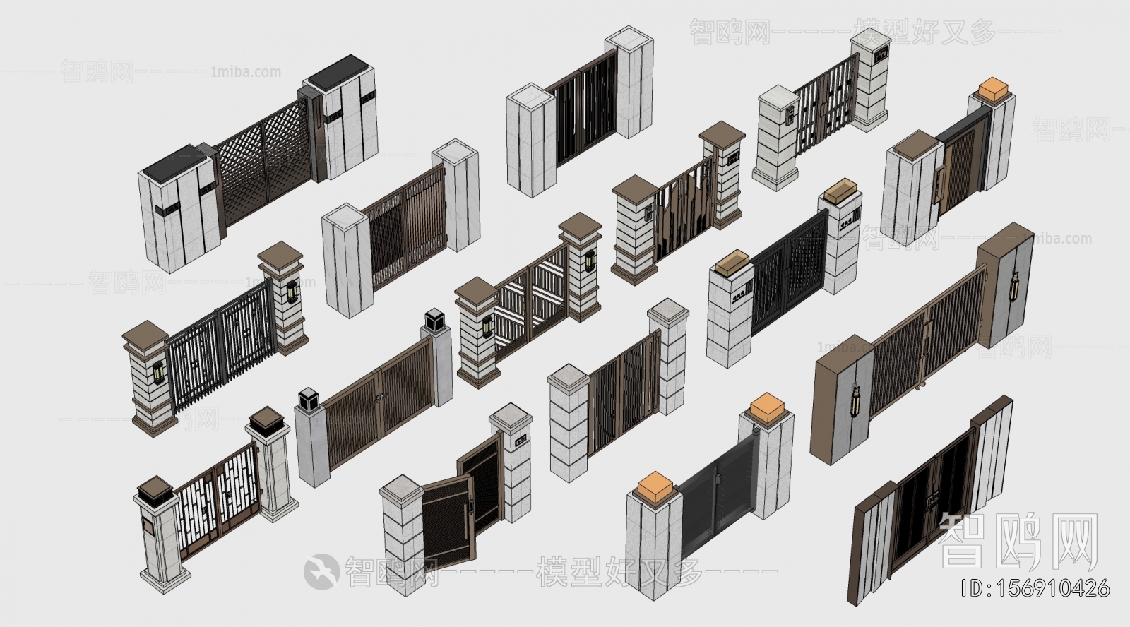 New Chinese Style Gate