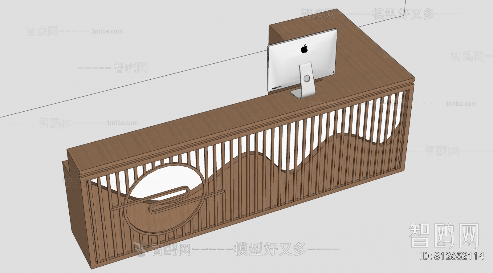 New Chinese Style Reception Desk
