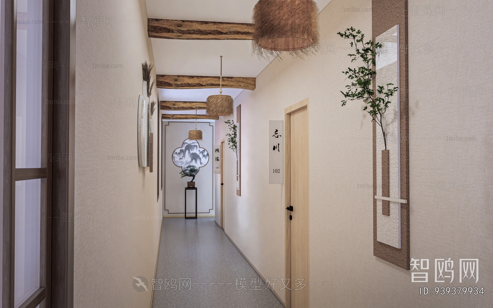 New Chinese Style Corridor