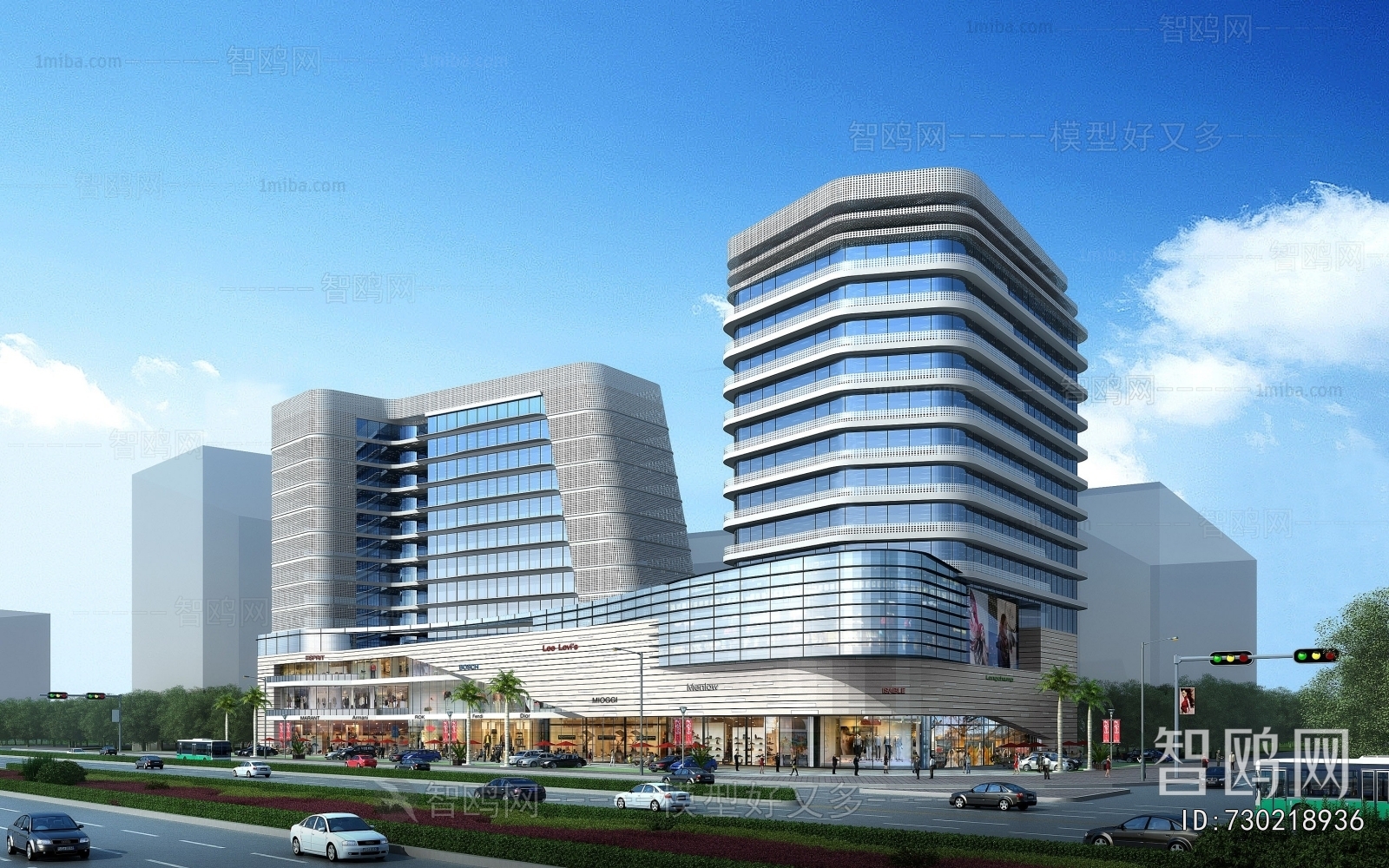 Modern Appearance Of Commercial Building