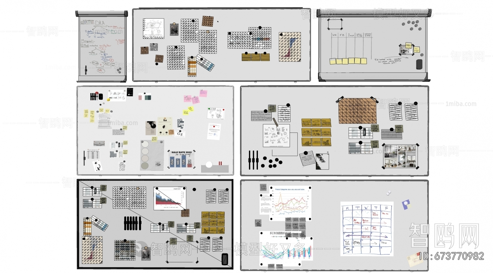 Modern Blackboard/whiteboard