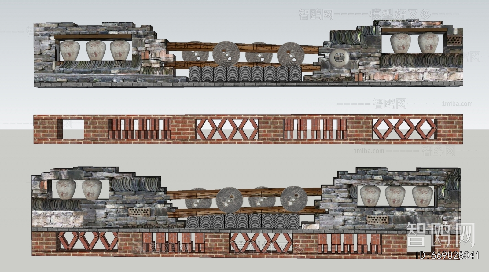 Modern Landscape Wall