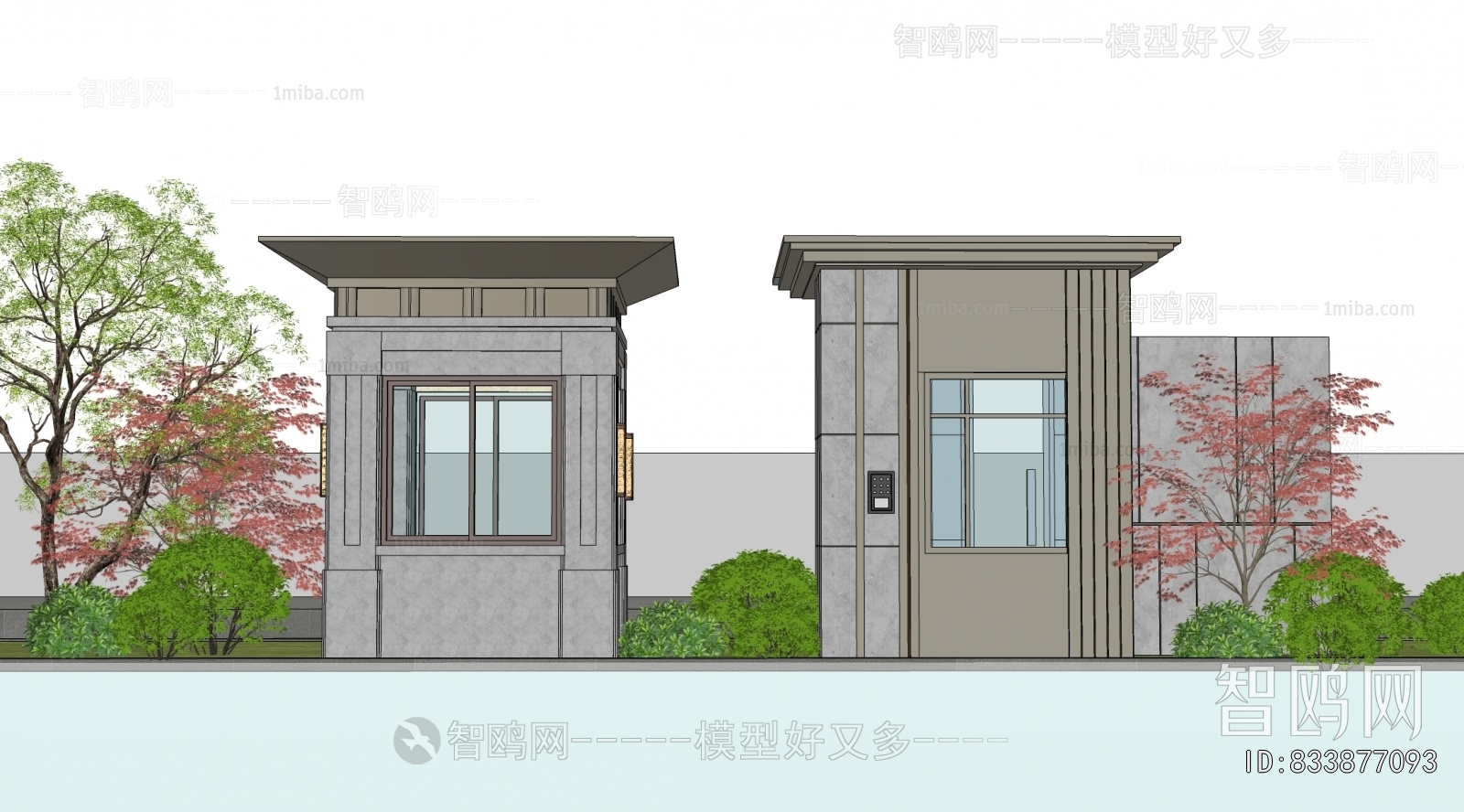 Modern Security Booth