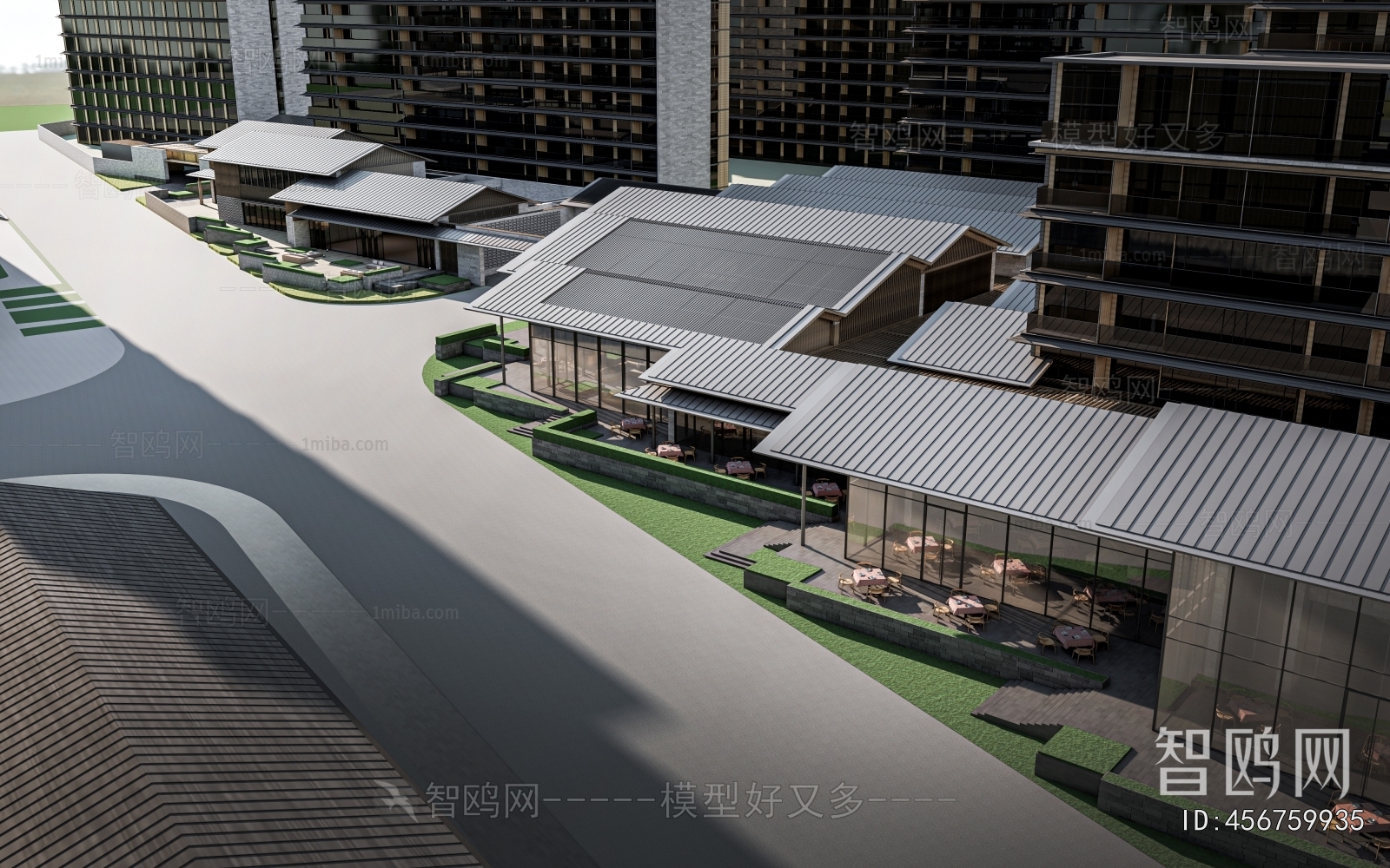 Modern Appearance Of Commercial Building