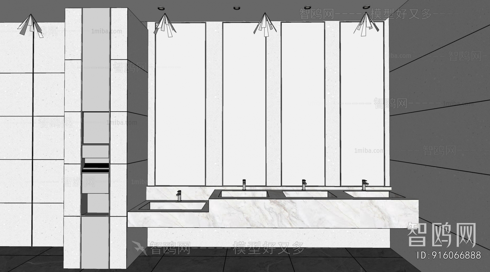 Modern Public Toilet