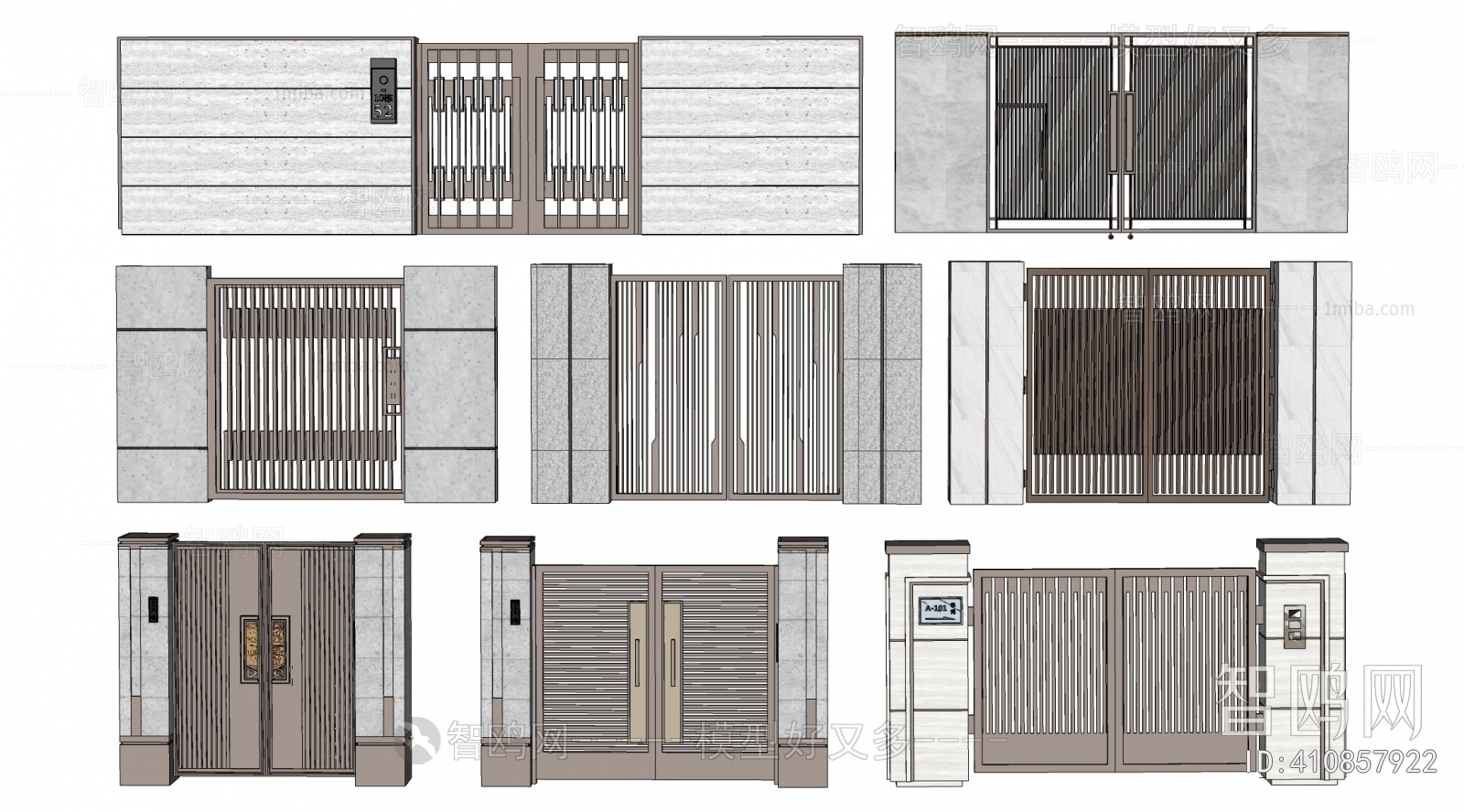 New Chinese Style Gate