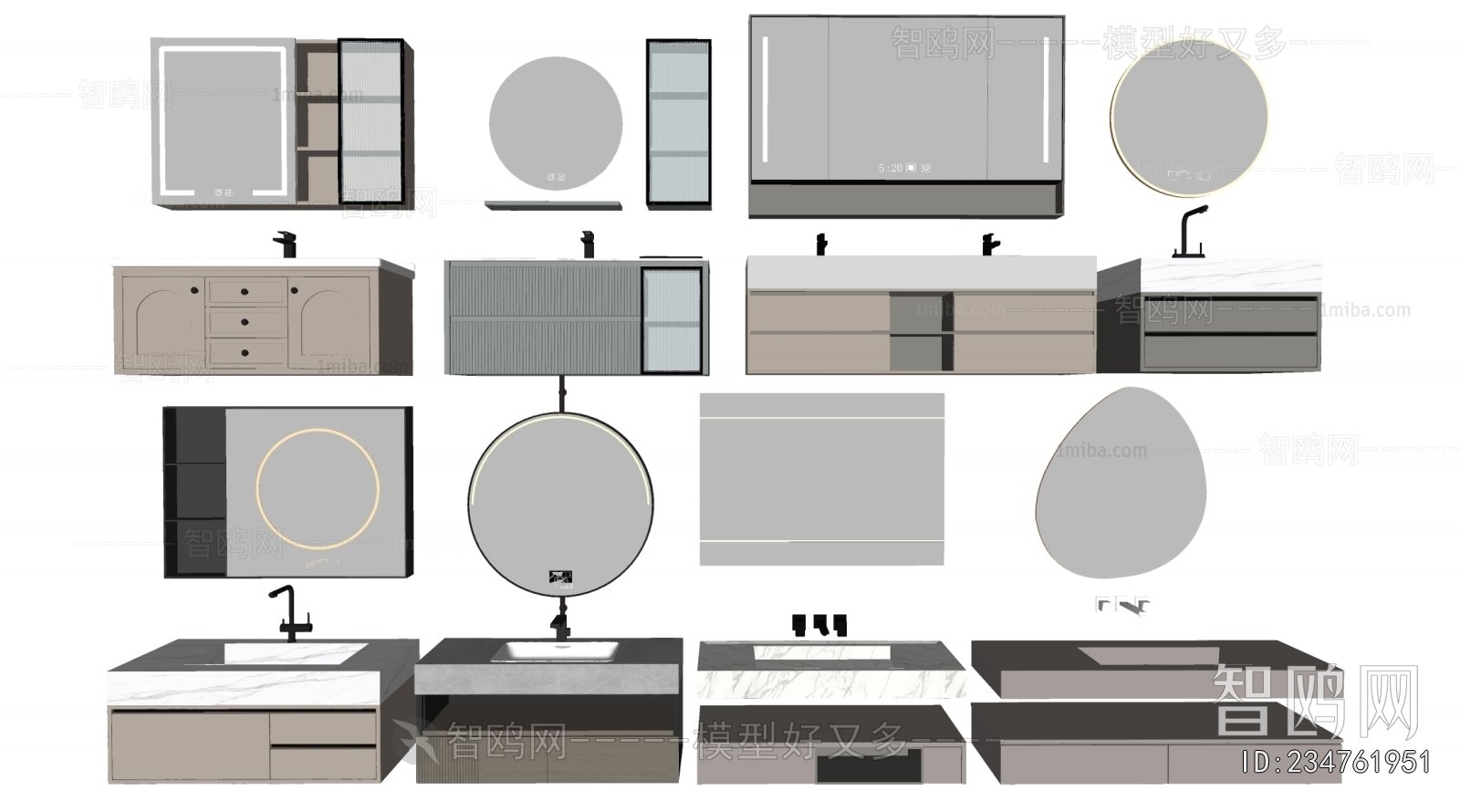 Modern Bathroom Cabinet