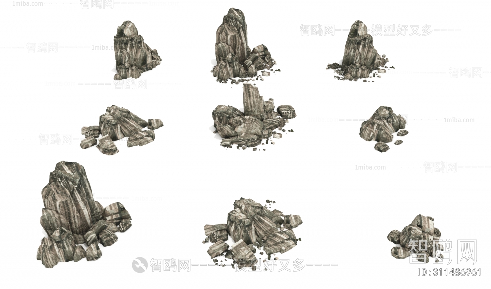 Modern Rockery Waterscape