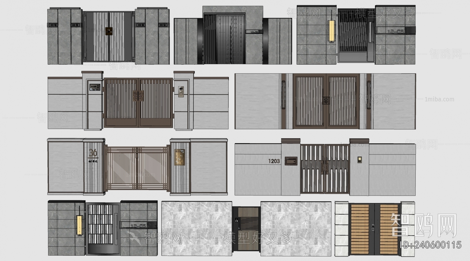 New Chinese Style Gate