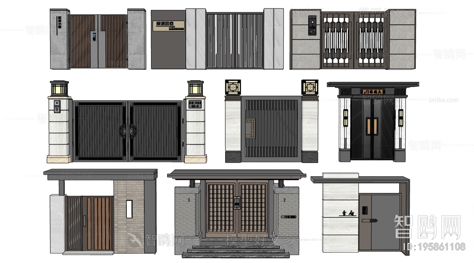 New Chinese Style Gate