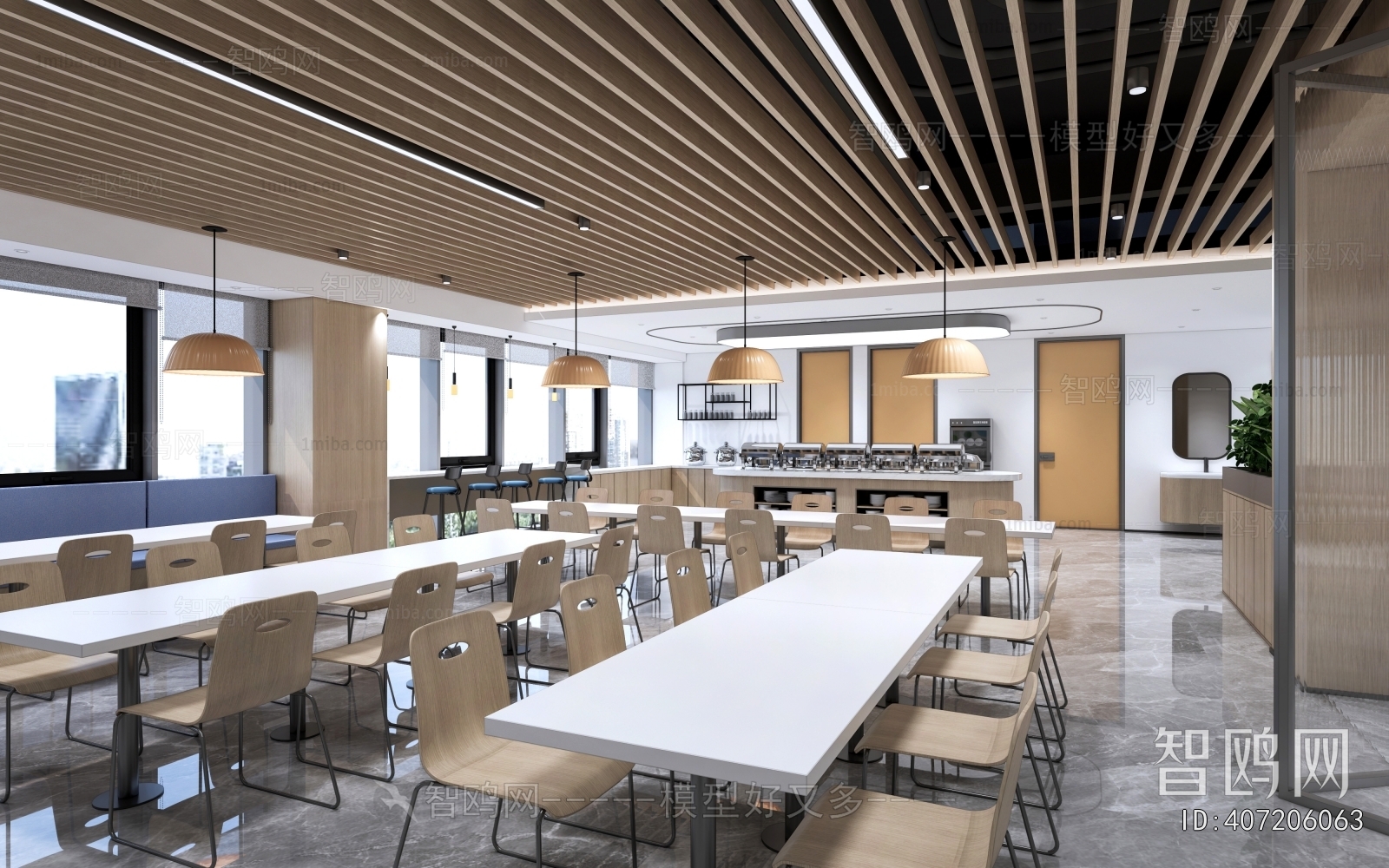 Modern Office Canteen