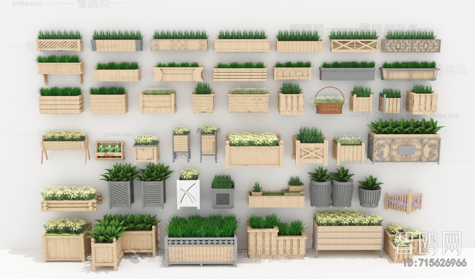 Modern Flower Bed, Flower Bowl, Flower Box