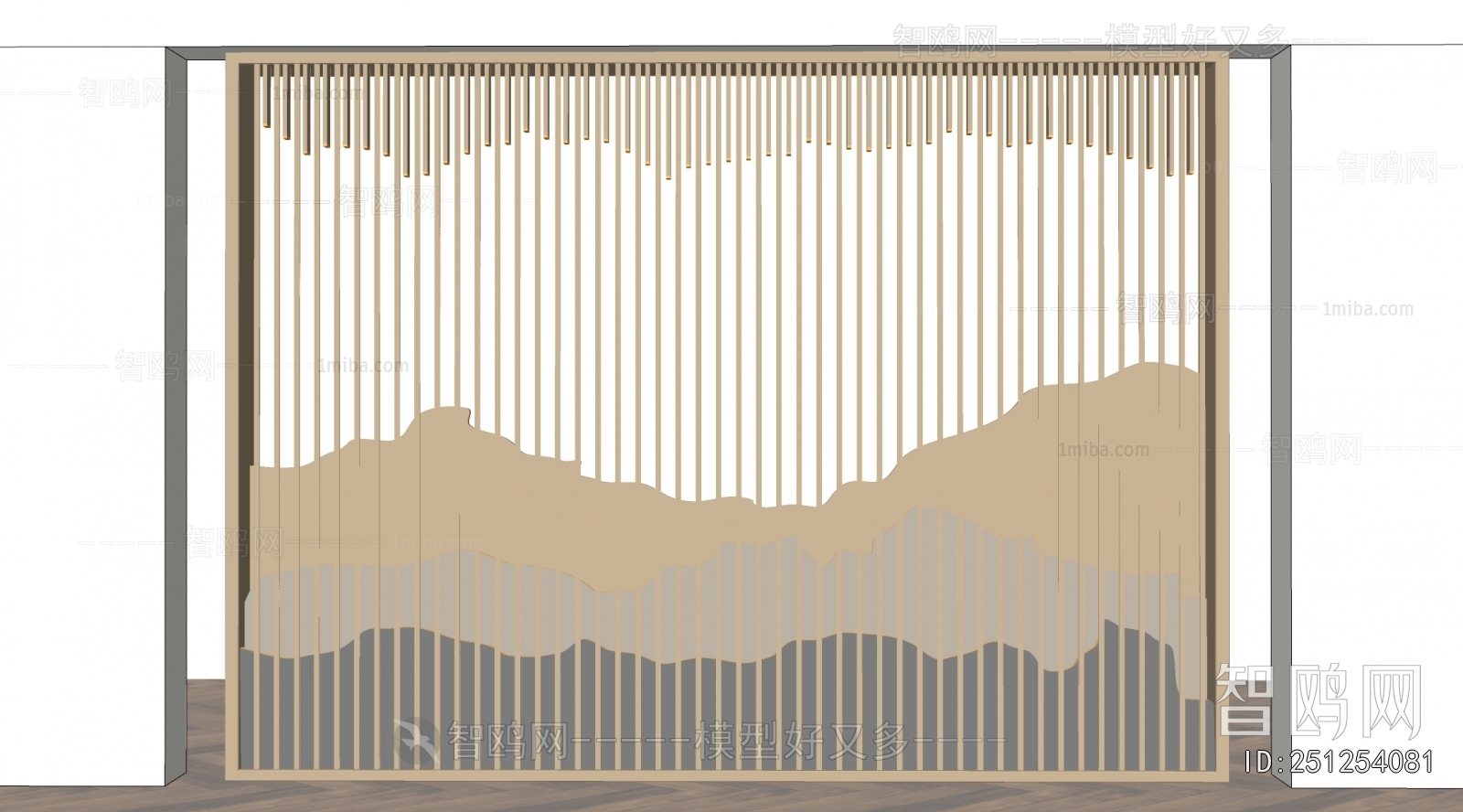 New Chinese Style TV Wall