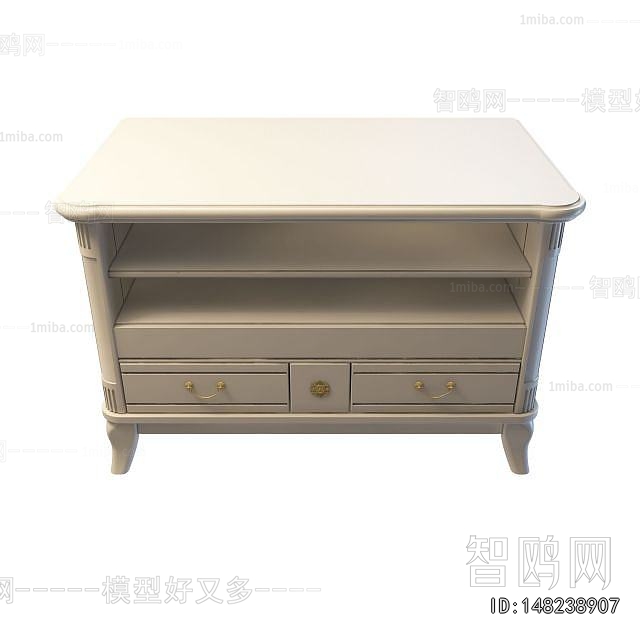 European Style Bedside Cupboard