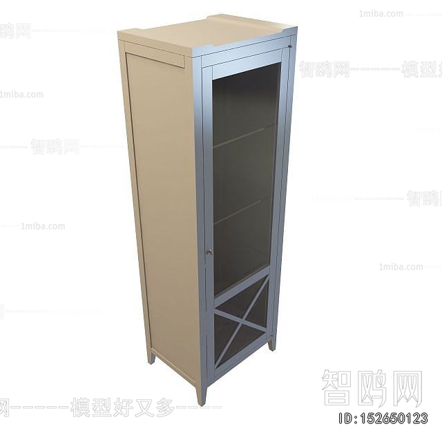 Simple European Style Wine Cabinet