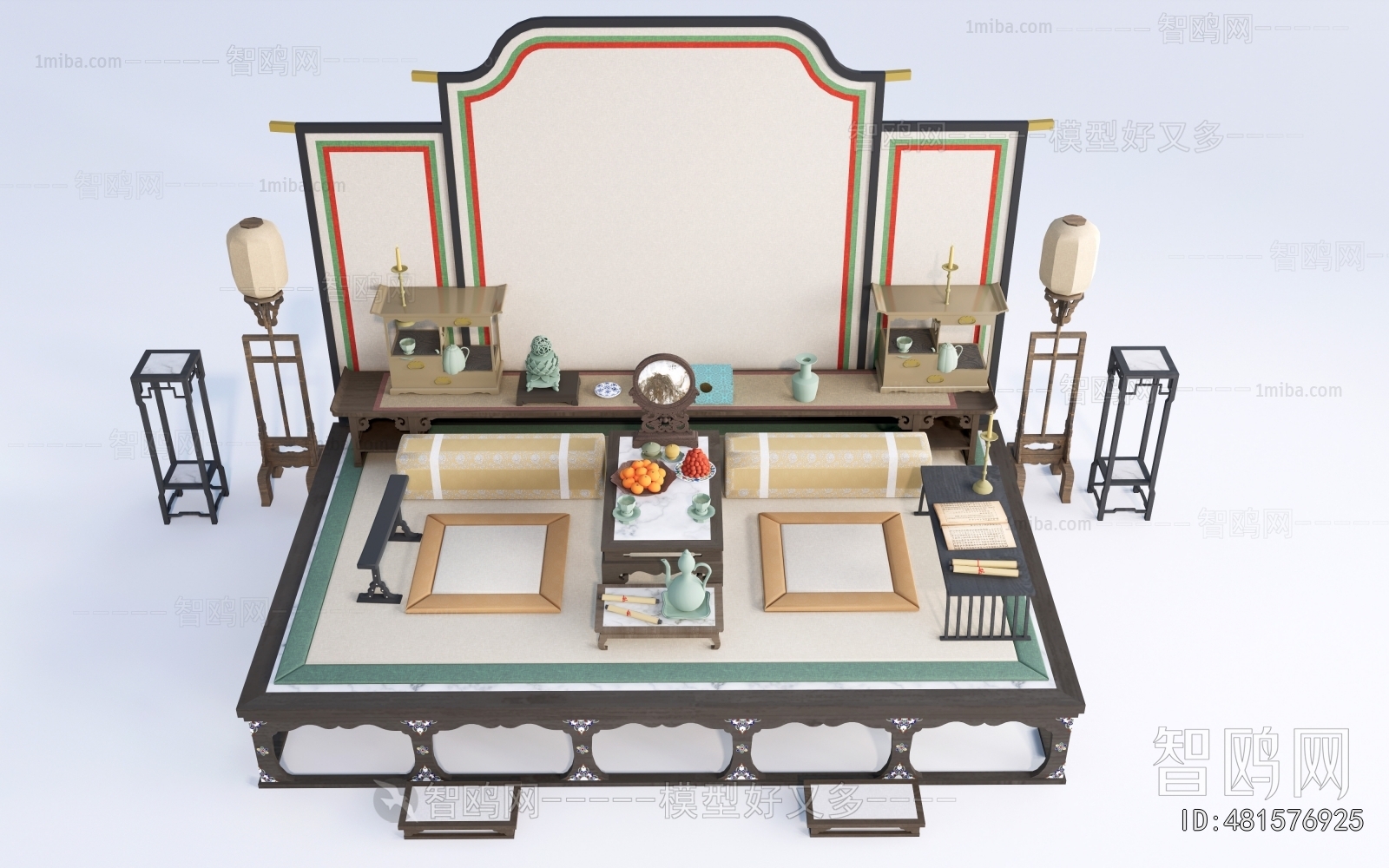 New Chinese Style Arhat Bed