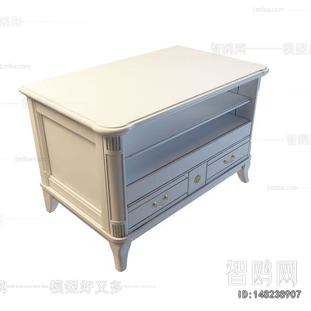 European Style Bedside Cupboard