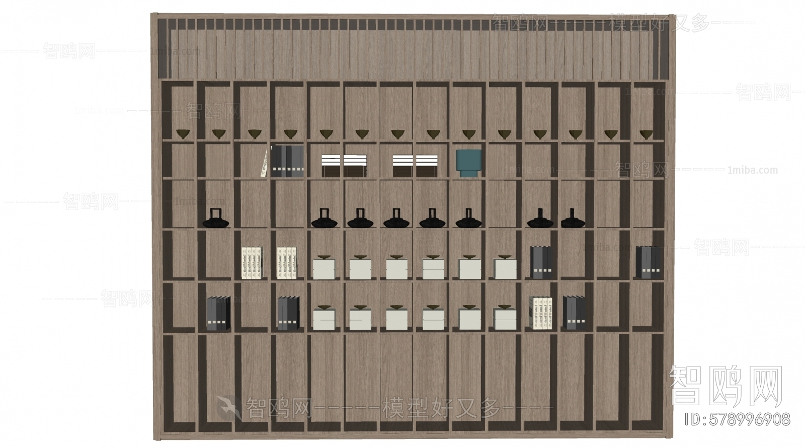 New Chinese Style Bookcase