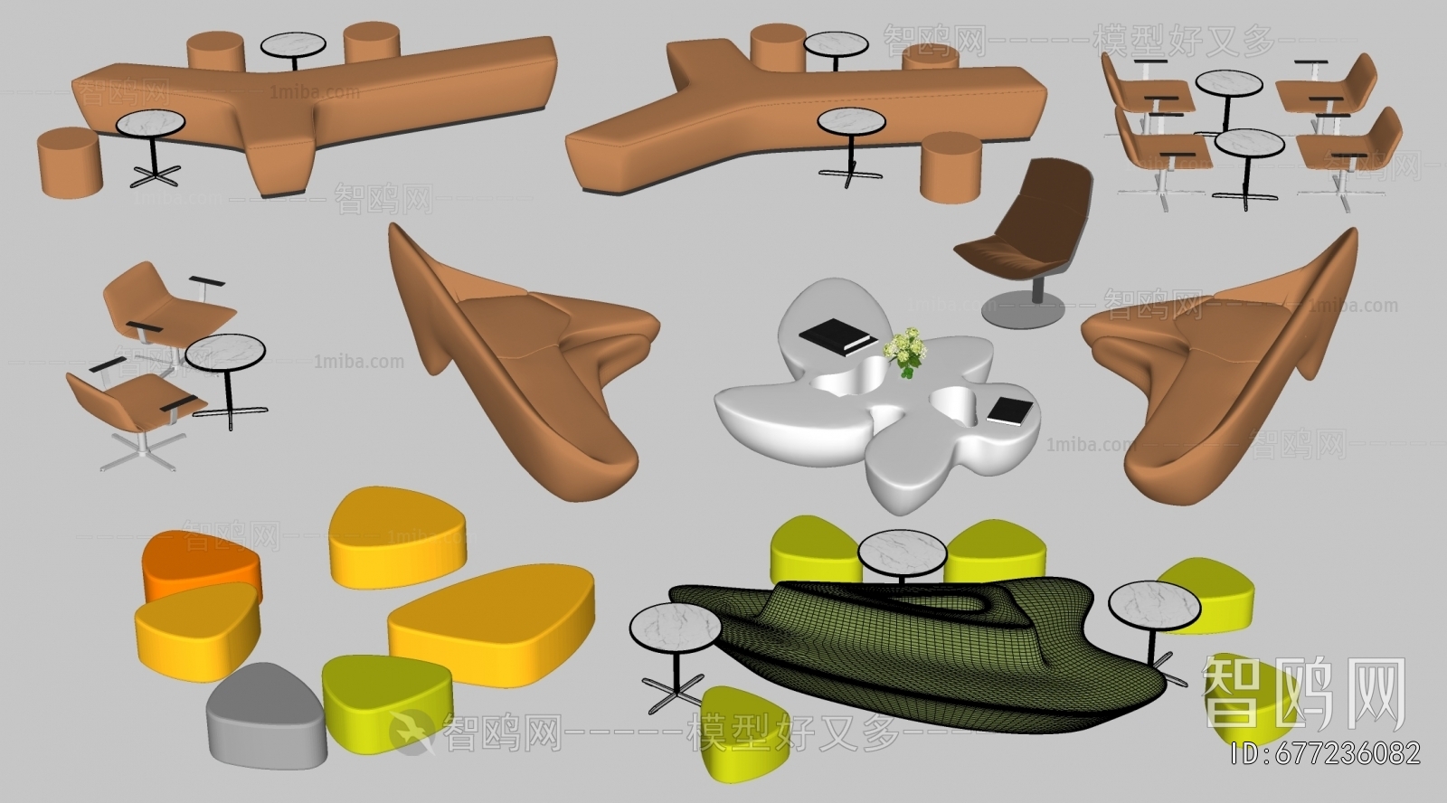 Modern Leisure Table And Chair