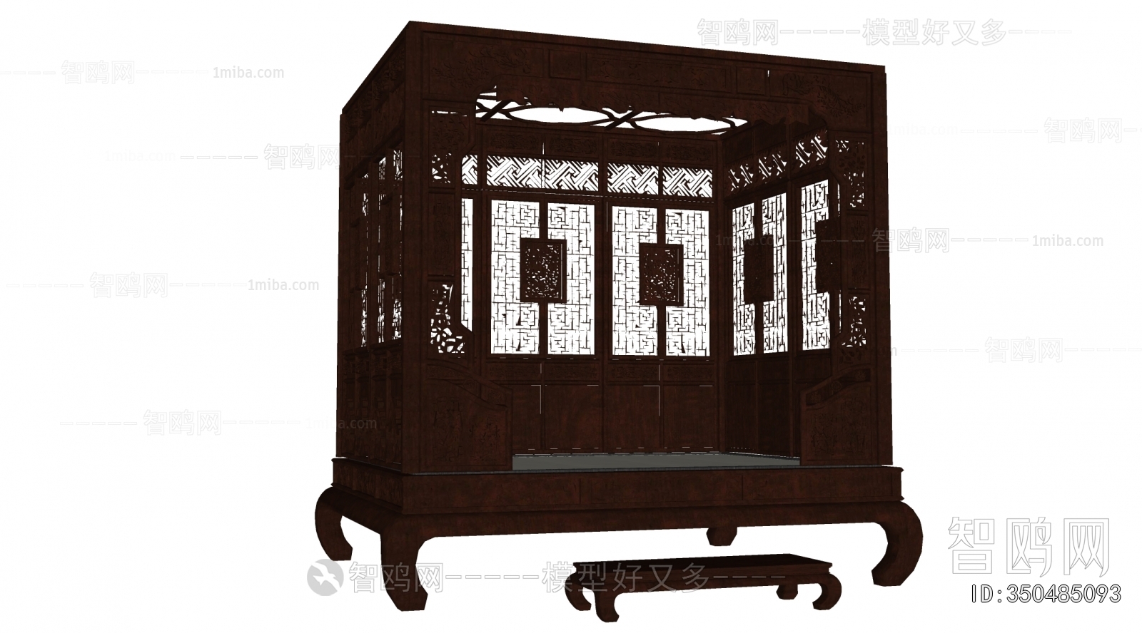 Chinese Style Double Bed