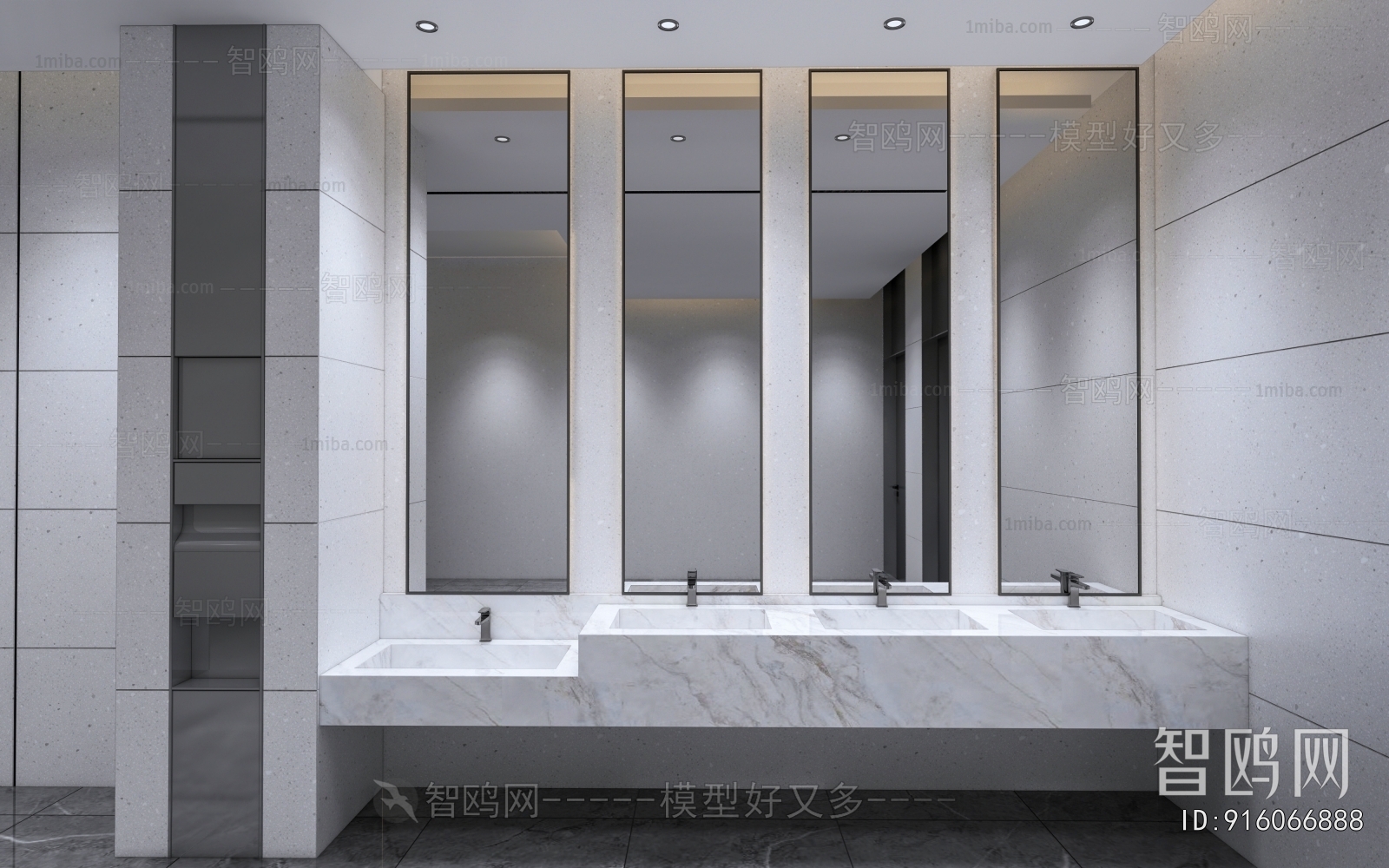 Modern Public Toilet