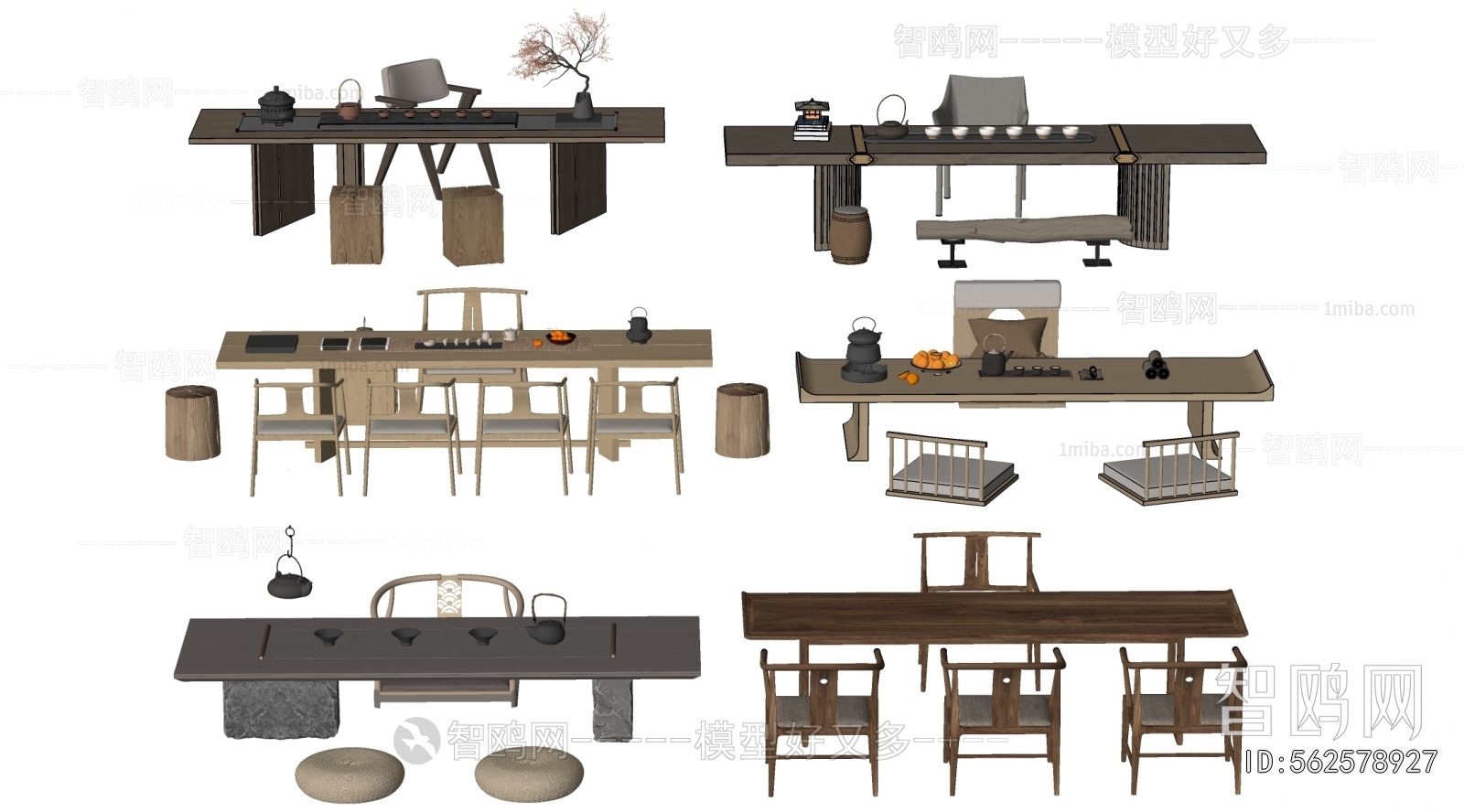 New Chinese Style Tea Tables And Chairs