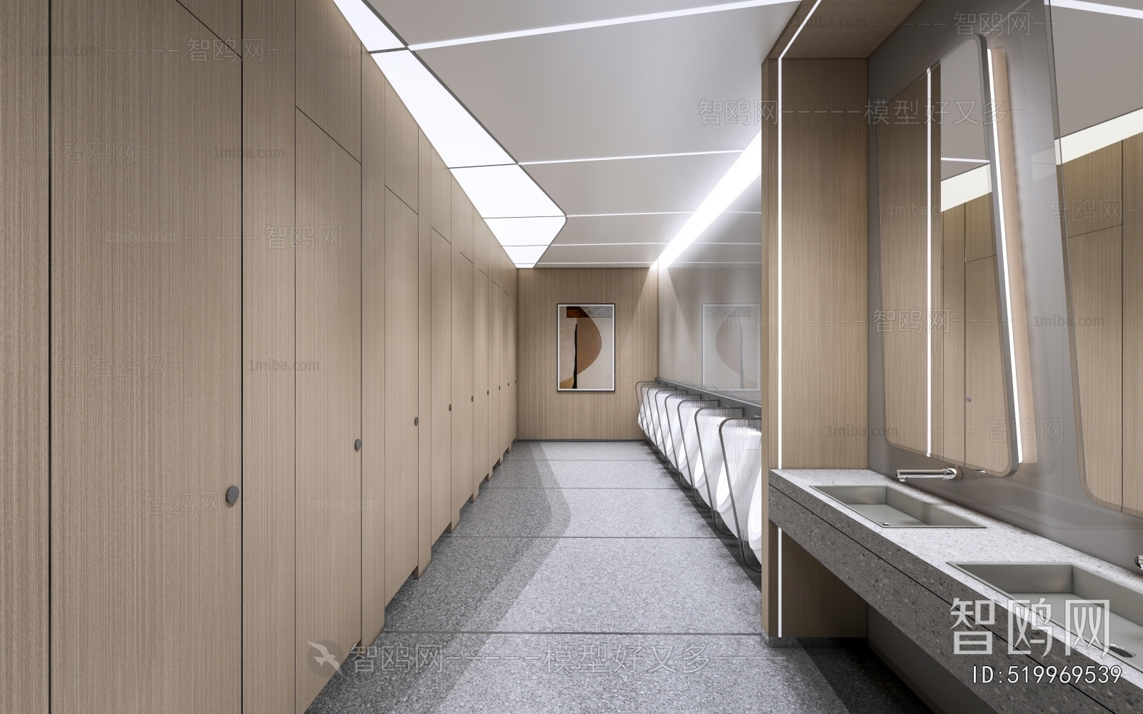 Modern Public Toilet