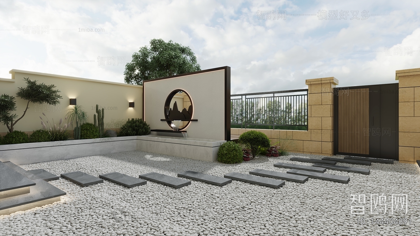 New Chinese Style Courtyard/landscape