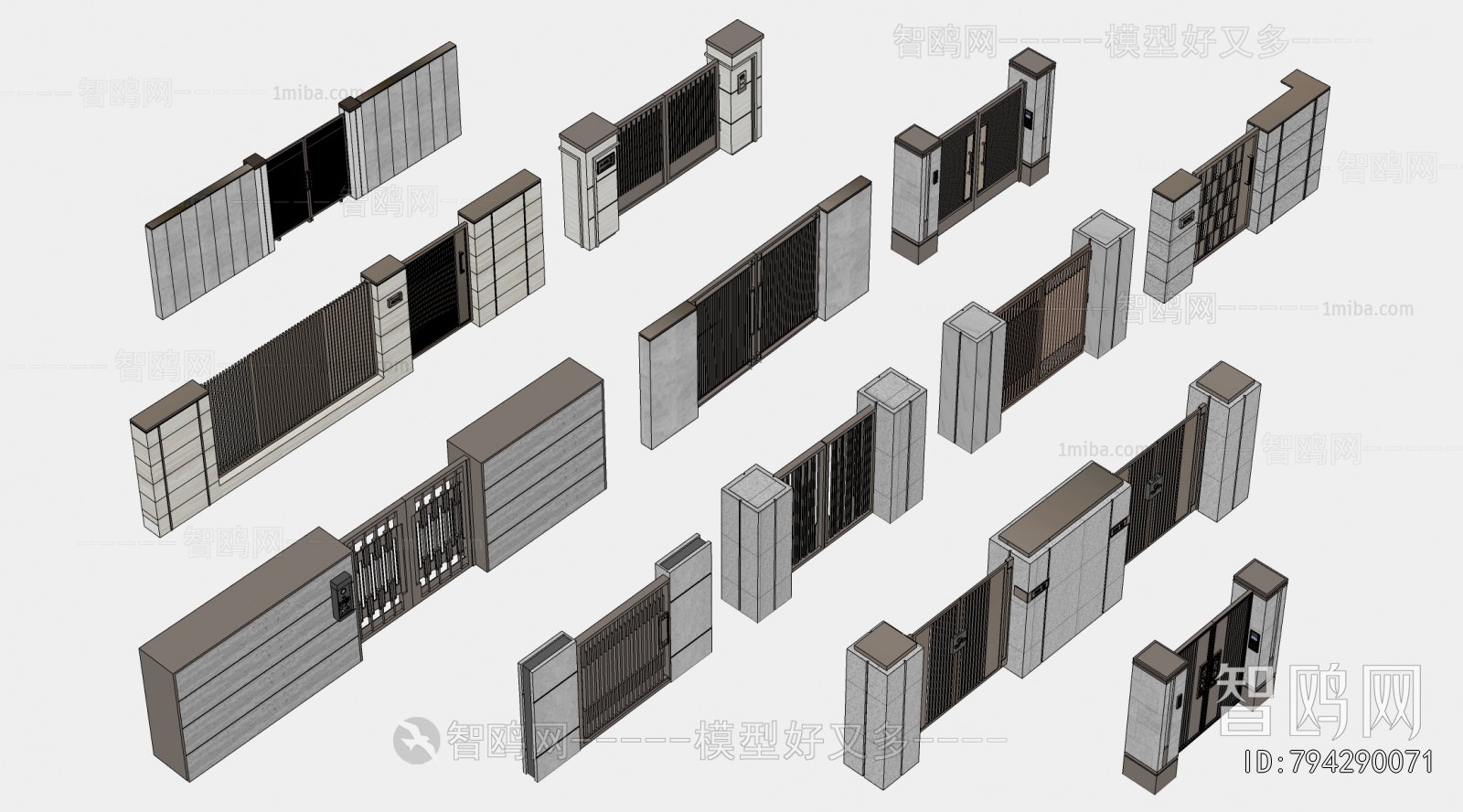 New Chinese Style Gate