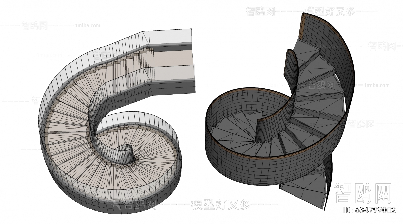 Modern Rotating Staircase