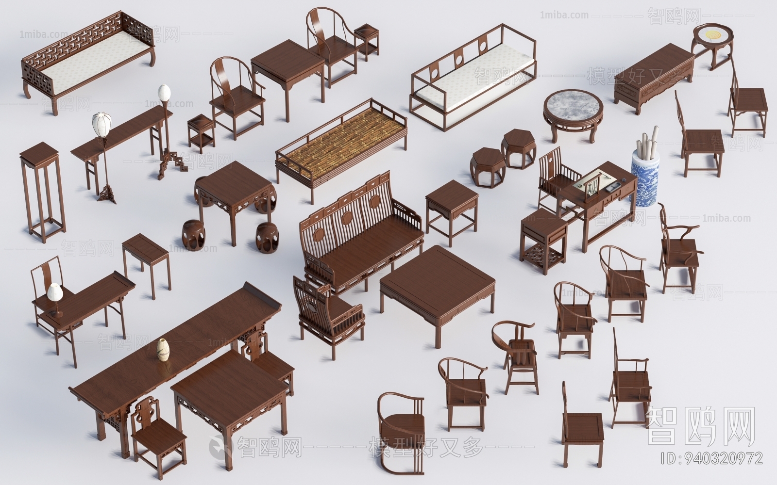 New Chinese Style Lounge Chair