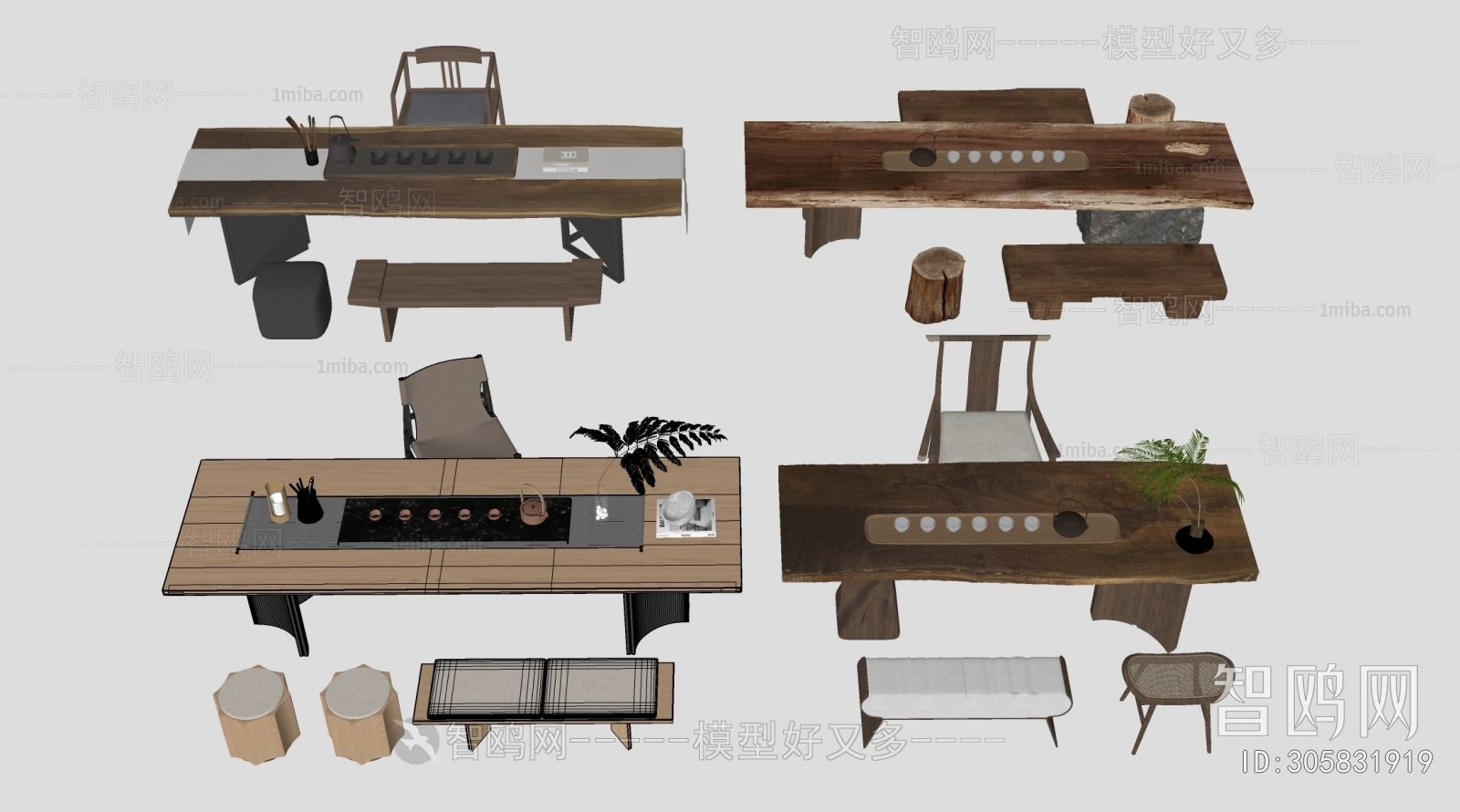 New Chinese Style Tea Tables And Chairs