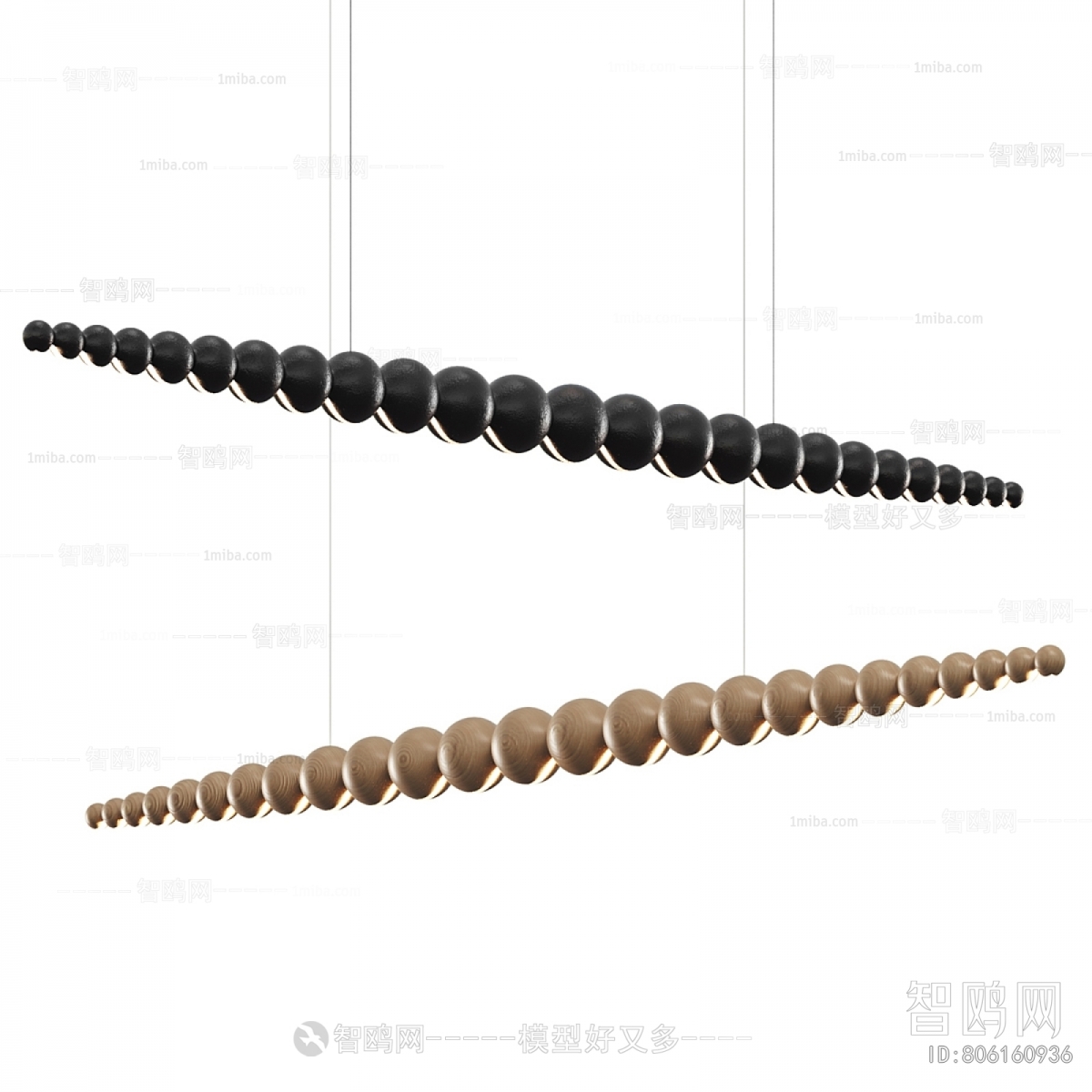 Modern Long Chandelier