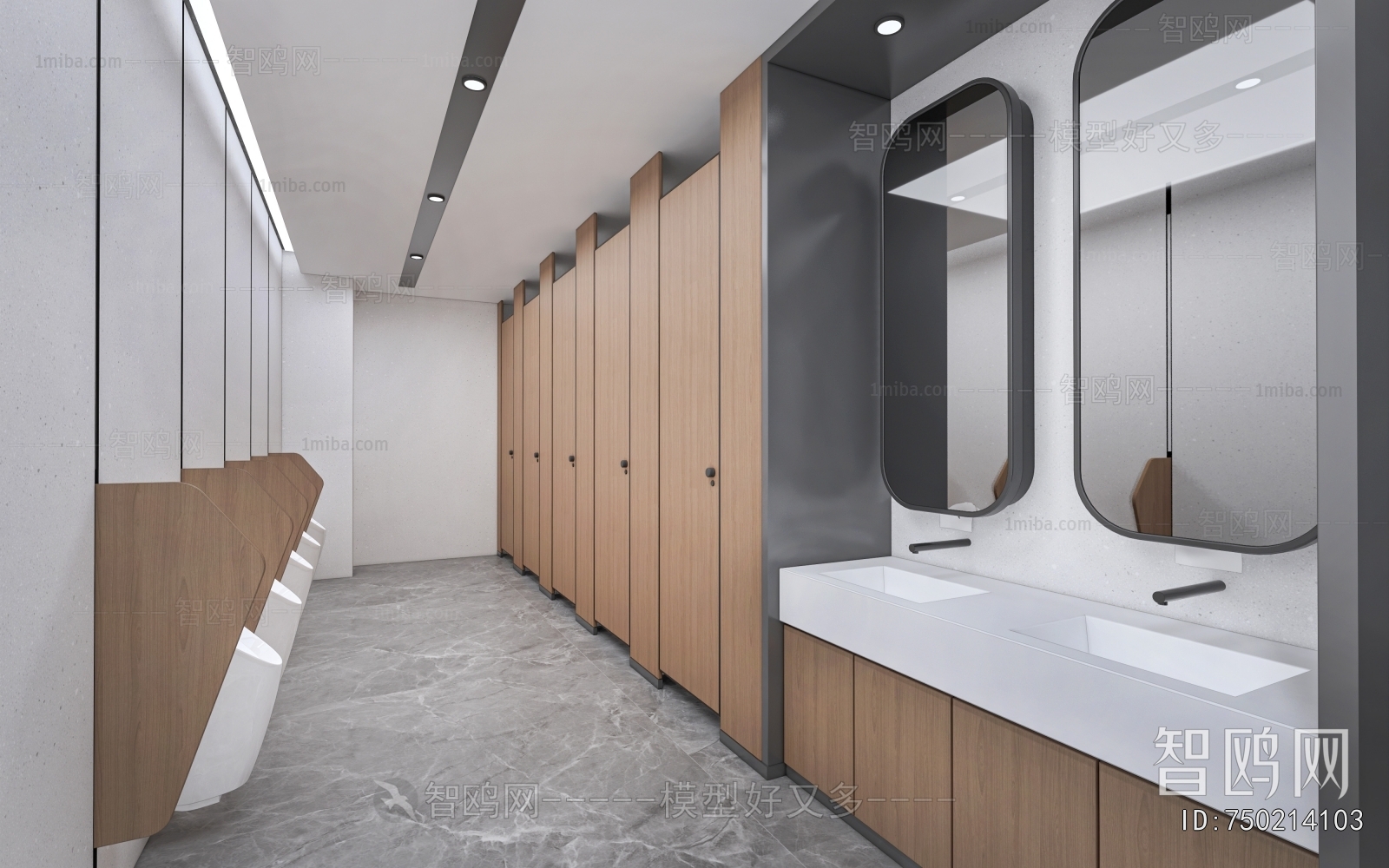 Modern Public Toilet