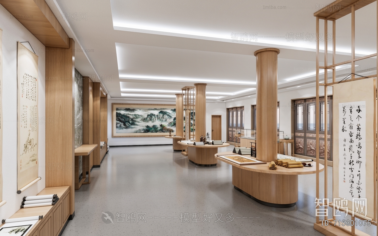 New Chinese Style Exhibition Hall