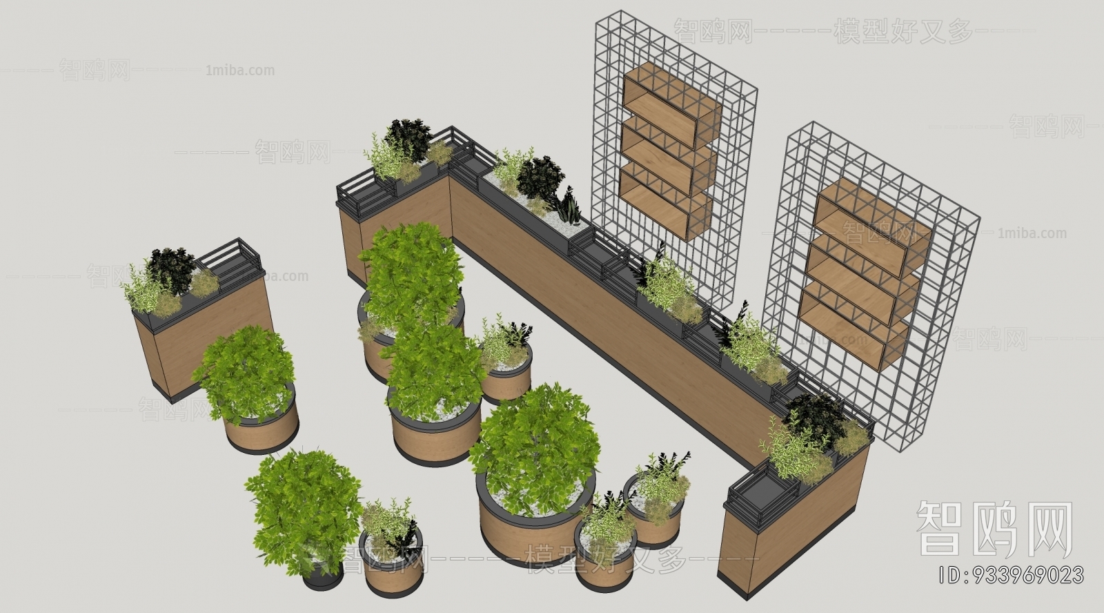 Modern Flower Bed, Flower Bowl, Flower Box