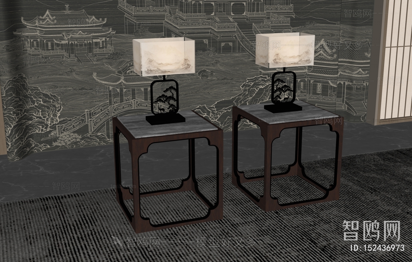 New Chinese Style Side Table/corner Table