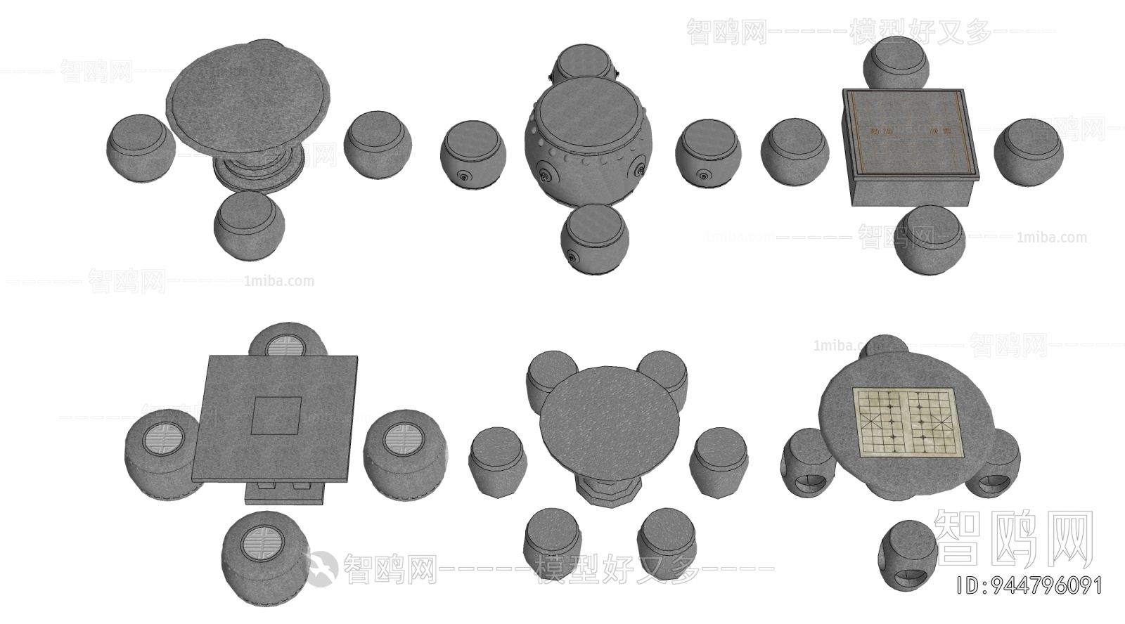 Chinese Style Outdoor Tables And Chairs