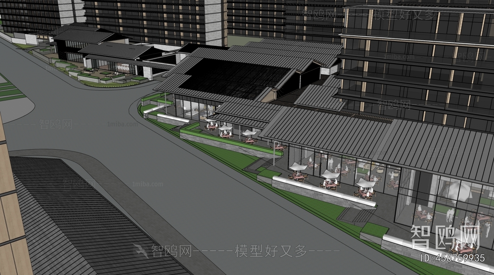 Modern Appearance Of Commercial Building