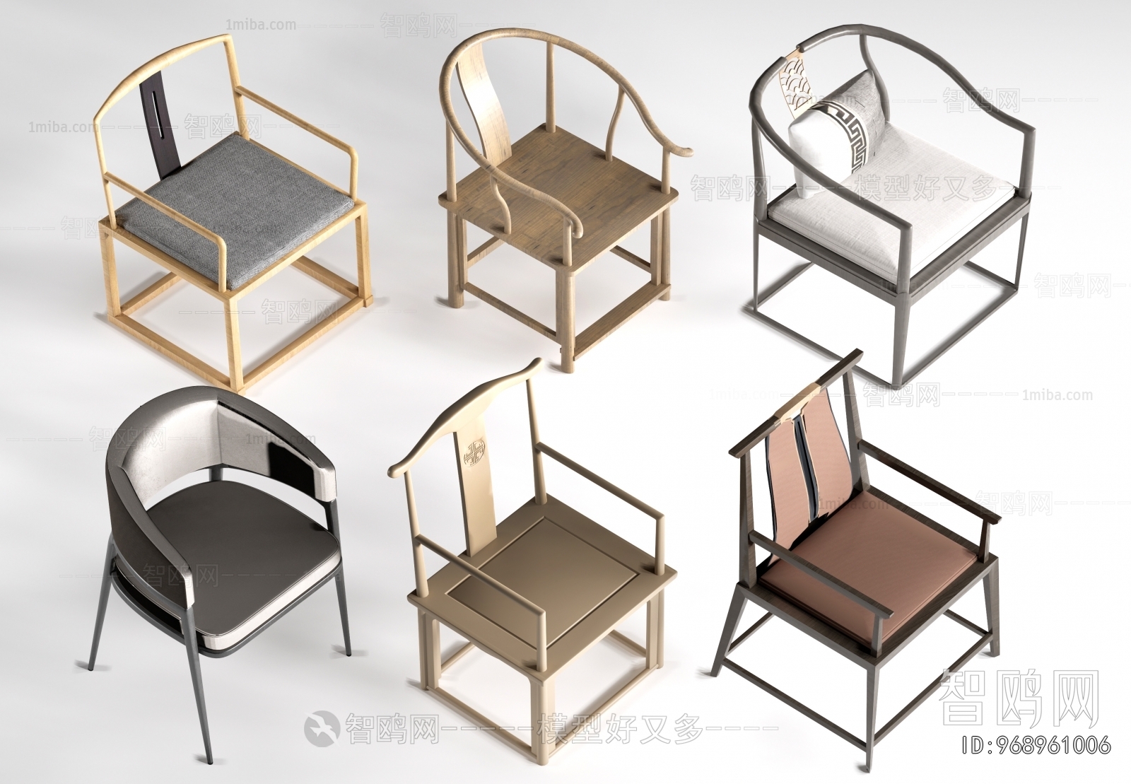 New Chinese Style Lounge Chair