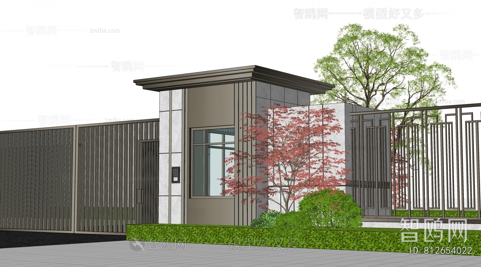 Modern Security Booth