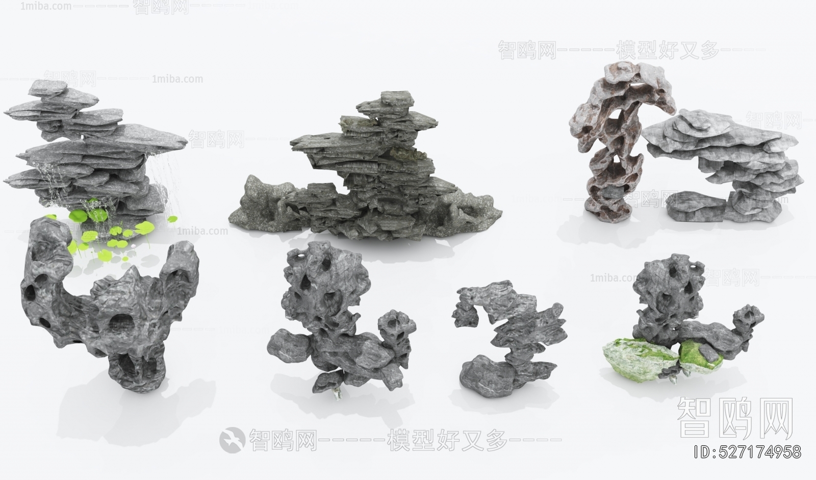 Modern Rockery Waterscape