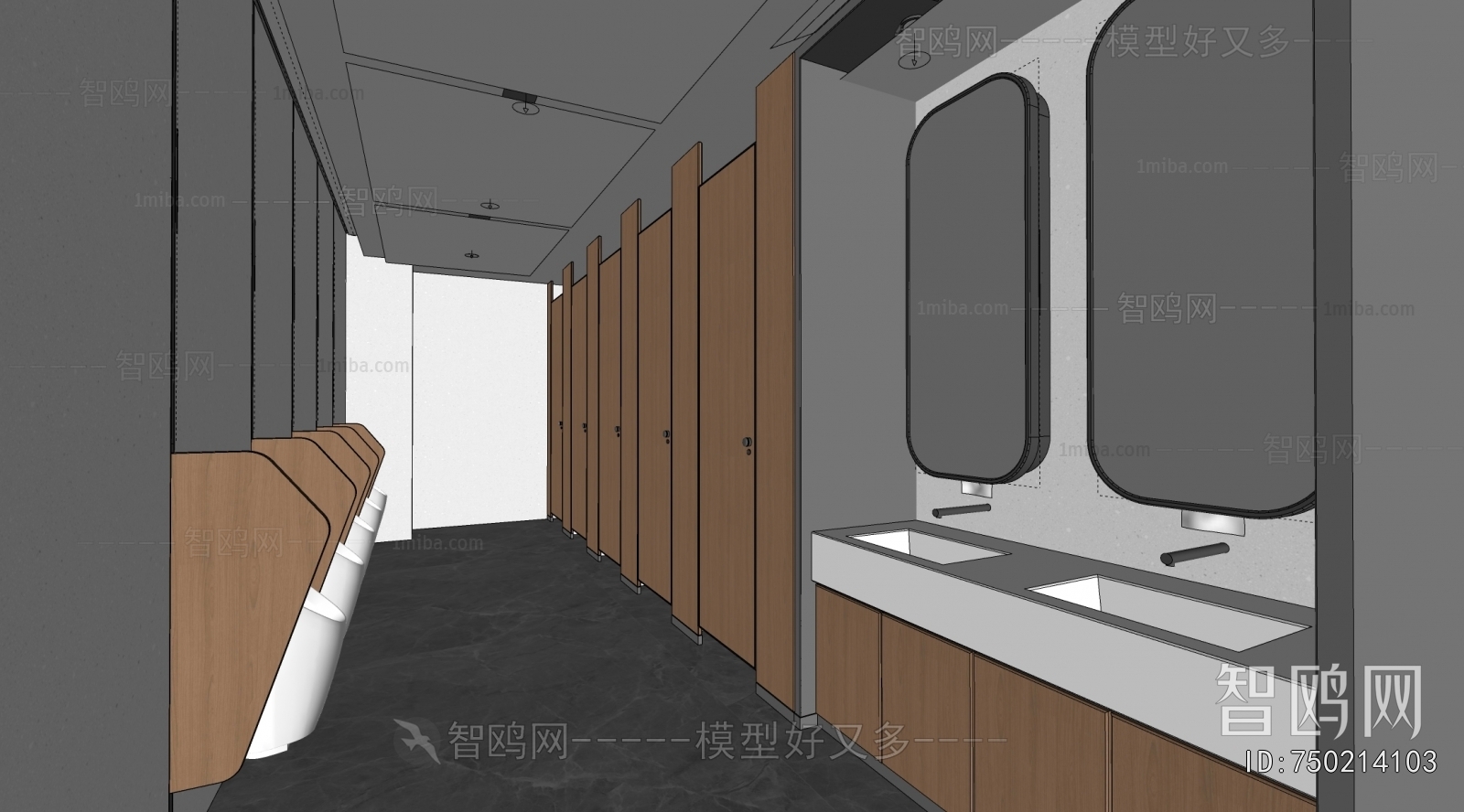 Modern Public Toilet