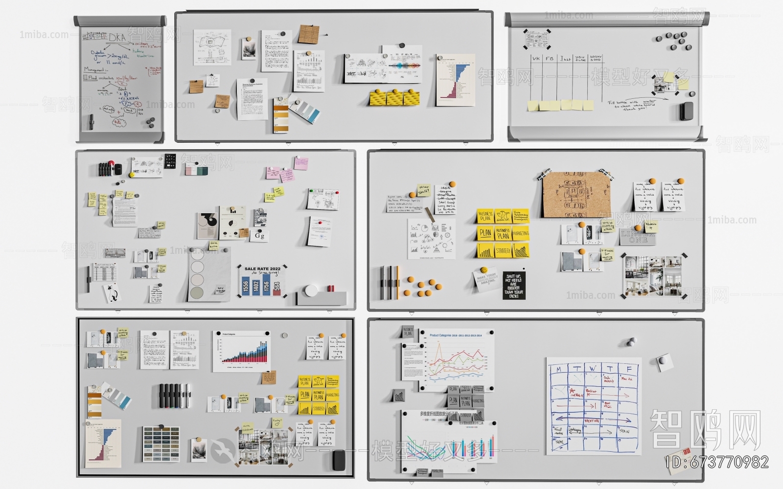 Modern Blackboard/whiteboard