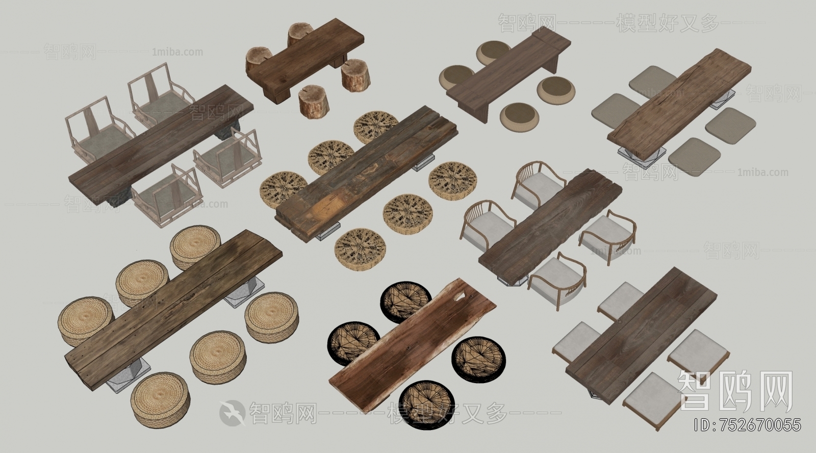 Chinese Style Tea Tables And Chairs