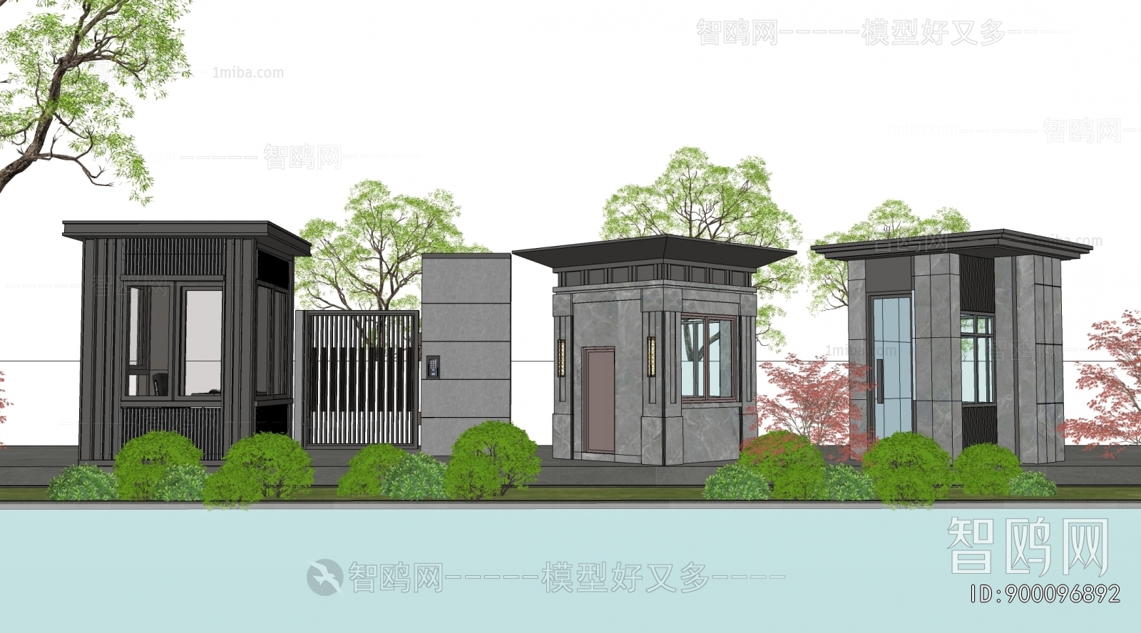 Modern Security Booth