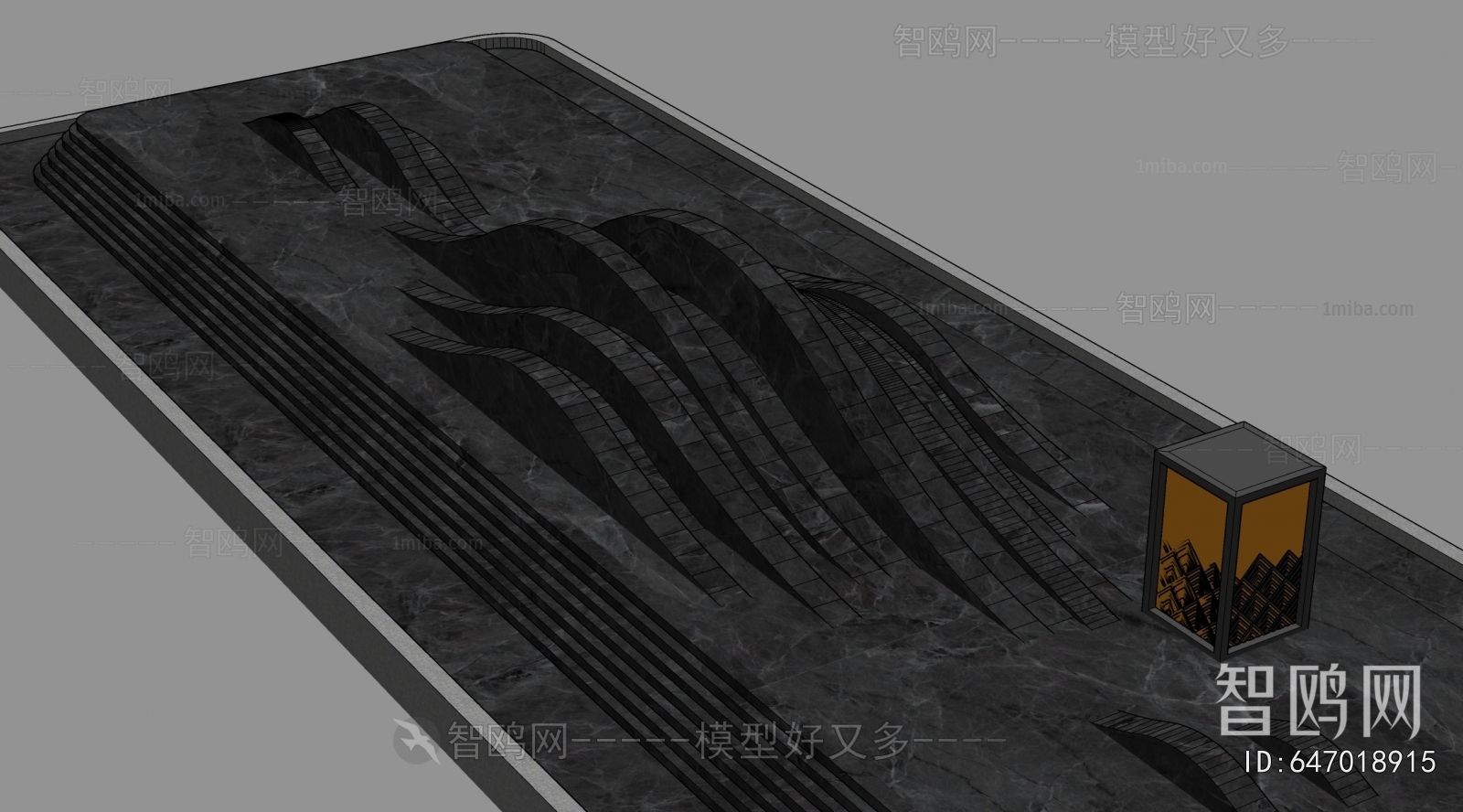 New Chinese Style Rockery Waterscape