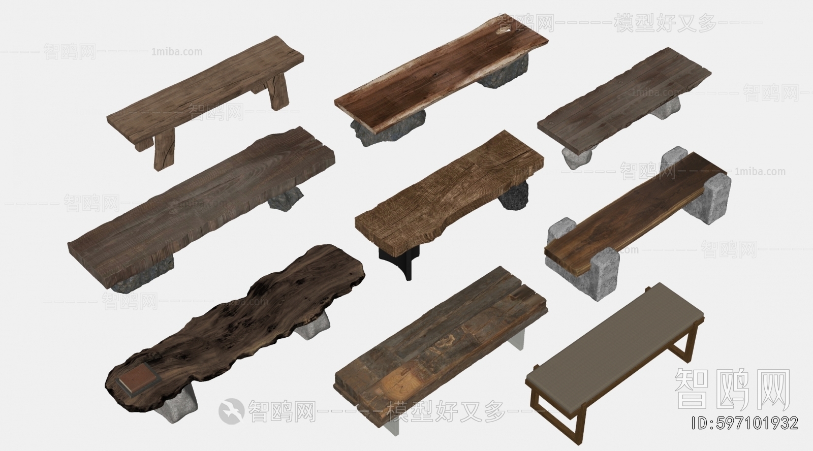 New Chinese Style Wooden Bench Or Stool